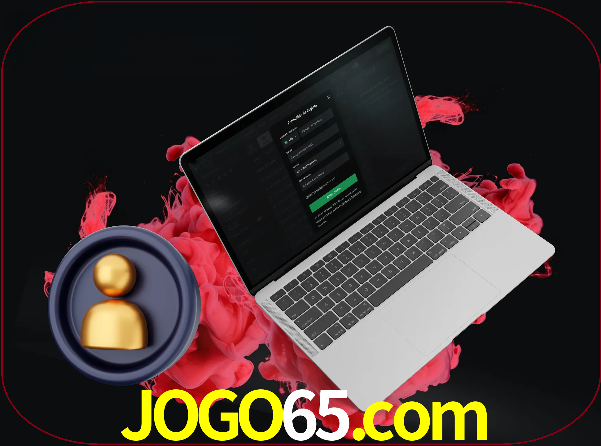 No cabeçalho do site jogo65, clique no botão que o levará a um formulário especial onde terá de introduzir as suas informações actuais.